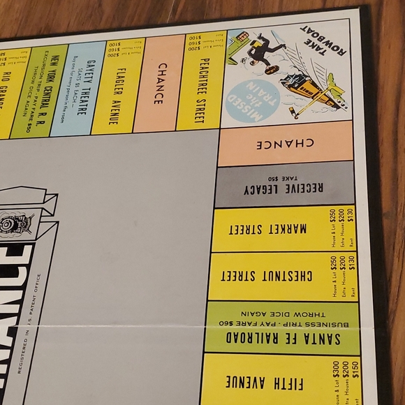 1960 finance board game Parker bros vintage - Picture 6 of 6